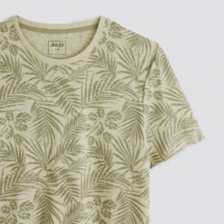 Tee Shirt Coton Lin Imprimé -Magasin De Vêtements De Mode 1000650 10503 V8