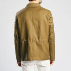 Parka Courte Saharienne En Coton Lin 13 Parka Courte Saharienne En Coton Lin -Magasin De Vêtements De Mode 1001053 10445 V3