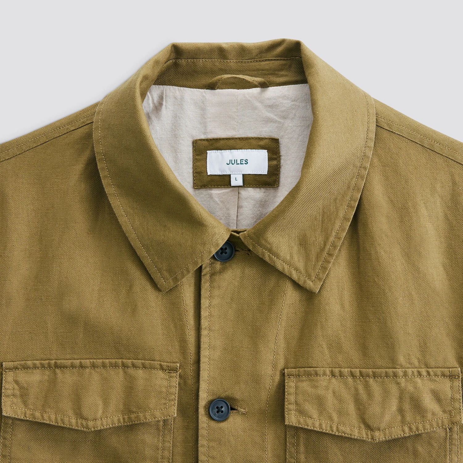 Parka Courte Saharienne En Coton Lin 7 Parka Courte Saharienne En Coton Lin – Image 7