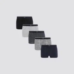 Lot De 5 Boxers Micromotifs Coton Issu De L'agri.