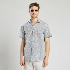 Chemisette Micro Imprimé Coton