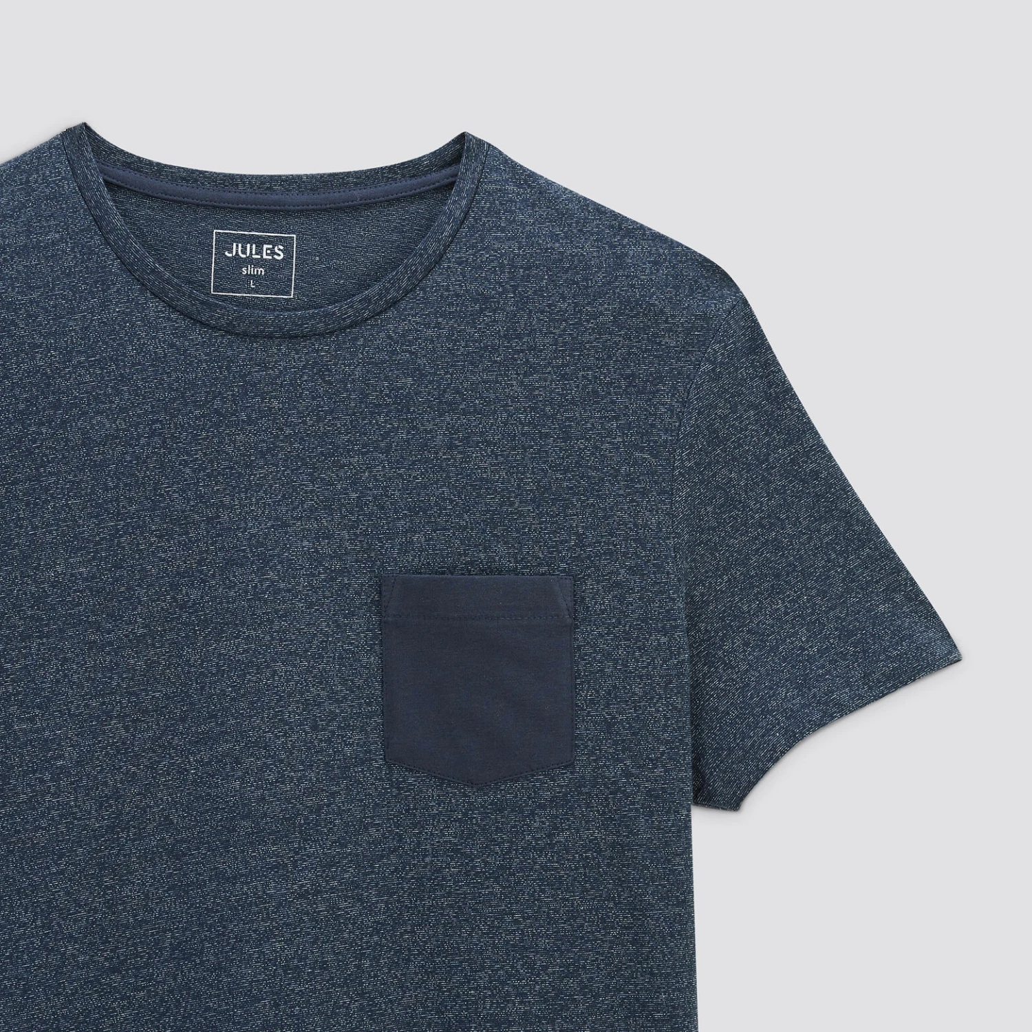 Tee Shirt Matière Fantaisie Poche Contrastée 8 Tee Shirt Matière Fantaisie Poche Contrastée – Image 8