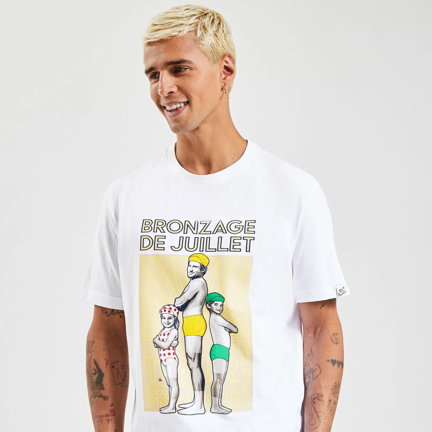 Tee Shirt Col Rond Licence Tour De France 3 Tee Shirt Col Rond Licence Tour De France – Image 3