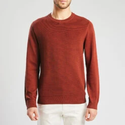 Pull à Col Rond Texturé -Magasin De Vêtements De Mode 1001770 14237 V2