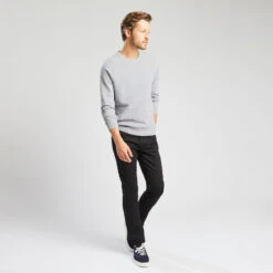 Pull à Col Rond Texturé -Magasin De Vêtements De Mode 1001770 18420 V5