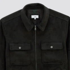 Blouson Aspect Velours Col Chemise 17 Blouson Aspect Velours Col Chemise -Magasin De Vêtements De Mode 1001782 18000 V8