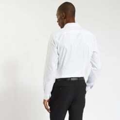 Chemise Slim Sans Repassage Imprimé Micro Géo Coto -Magasin De Vêtements De Mode 1001842 10019 V3