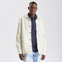 Surchemise Regular Unie Coton Recyclé