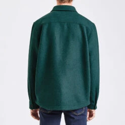 Surchemise Regular Unie Laine Polyester Recyclé -Magasin De Vêtements De Mode 1001874 16024 V3