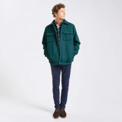 Surchemise Regular Unie Laine Polyester Recyclé -Magasin De Vêtements De Mode 1001874 16024 V6