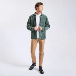 Surchemise Velours Unie -Magasin De Vêtements De Mode 1001894 11211 V6