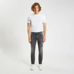 Jean Straight 4 Longueurs En Coton Recyclé -Magasin De Vêtements De Mode 1001937 9970 V2