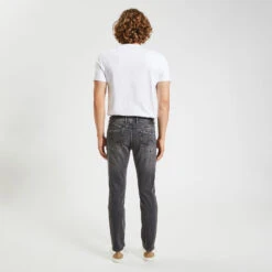 Jean Straight 4 Longueurs En Coton Recyclé -Magasin De Vêtements De Mode 1001937 9970 V3