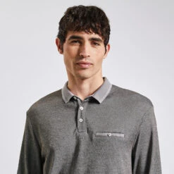 Polo Manches Longues Bi-couleur -Magasin De Vêtements De Mode 1001962 18424 V4