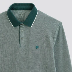 Polo Manches Longues Piqué à Col Contrasté -Magasin De Vêtements De Mode 1001966 16644 V8