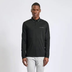 Polo à Manches Longues Uni -Magasin De Vêtements De Mode 1001967 18000 V2