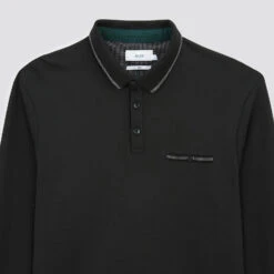 Polo à Manches Longues Uni -Magasin De Vêtements De Mode 1001967 18000 V8