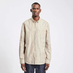 Chemise Regular Oxford Rayures Coton -Magasin De Vêtements De Mode 1002009 10029 V2