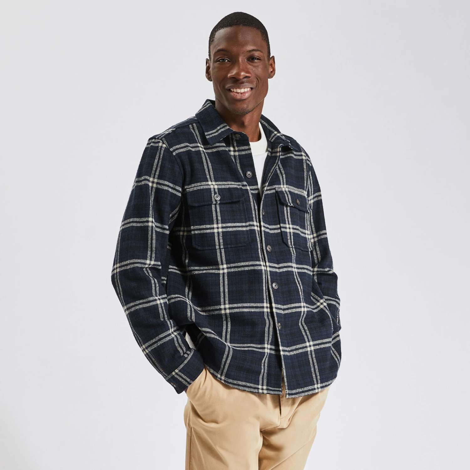 Surchemise à Carreaux Coton 1 Surchemise à Carreaux Coton