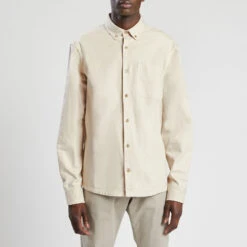 Chemise Regular Unie Coton Recyclé -Magasin De Vêtements De Mode 1002014 10403 V2