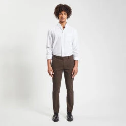 Pantalon Slim Chino Reliéfé -Magasin De Vêtements De Mode 1002025 17516 V2