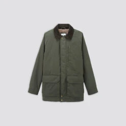 Blouson En Coton Col Chemise -Magasin De Vêtements De Mode 1002067 16348 V11