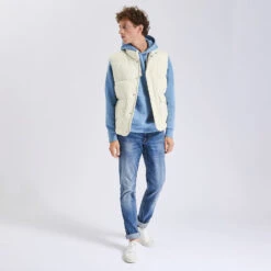 Doudoune Sans Manche Col Montant -Magasin De Vêtements De Mode 1002073 10101 V6