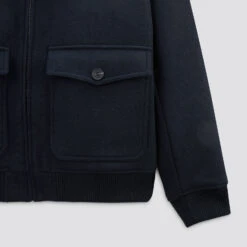 Blouson Lainage Col Faux Mouton -Magasin De Vêtements De Mode 1002075 11249 V9