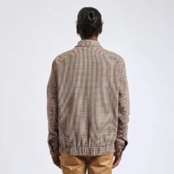 Blouson Pied De Puce Col Chemise -Magasin De Vêtements De Mode 1002078 10505 V3