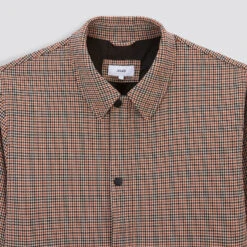 Blouson Pied De Puce Col Chemise -Magasin De Vêtements De Mode 1002078 10505 V8