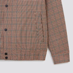 Blouson Pied De Puce Col Chemise -Magasin De Vêtements De Mode 1002078 10505 V9