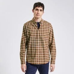 Chemise Slim Carreaux Coton