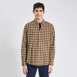 Chemise Slim Carreaux Coton -Magasin De Vêtements De Mode 1002174 14257 V2