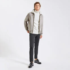 Blouson Aspect Velours Col Et Doublure Moutonnés -Magasin De Vêtements De Mode 1002334 10015 V6