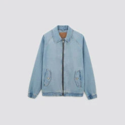 Veste En Jean Fermeture Zippée -Magasin De Vêtements De Mode 1002382 11035 V11