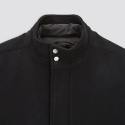 Manteau En Laine Col Montant -Magasin De Vêtements De Mode 1002411 18024 V8