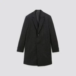 Manteau Chevron Col Tailleur