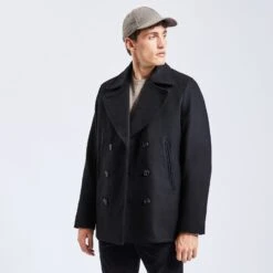 Manteau Court Boutonnage Croisé