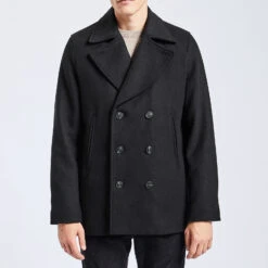 Manteau Court Boutonnage Croisé -Magasin De Vêtements De Mode 1002414 11247 V2