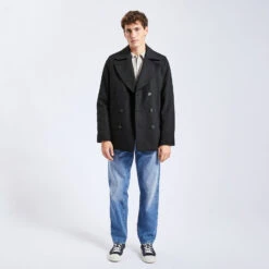 Manteau Court Boutonnage Croisé -Magasin De Vêtements De Mode 1002414 11247 V6