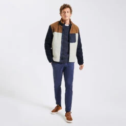 Blouson En Mouton Synthétique Col Montant -Magasin De Vêtements De Mode 1002415 19900 V6