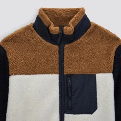 Blouson En Mouton Synthétique Col Montant -Magasin De Vêtements De Mode 1002415 19900 V8