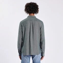 Chemise Regular Unie Flanelle Coton Recyclé -Magasin De Vêtements De Mode 1002417 16644 V3