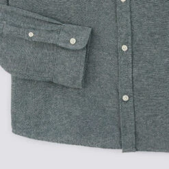 Chemise Regular Unie Flanelle Coton Recyclé -Magasin De Vêtements De Mode 1002417 16644 V9