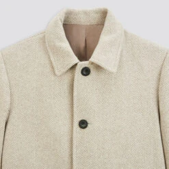 Blouson Col Chemise Motif Chevron -Magasin De Vêtements De Mode 1002429 10507 V8