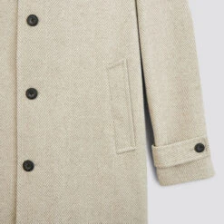 Blouson Col Chemise Motif Chevron -Magasin De Vêtements De Mode 1002429 10507 V9