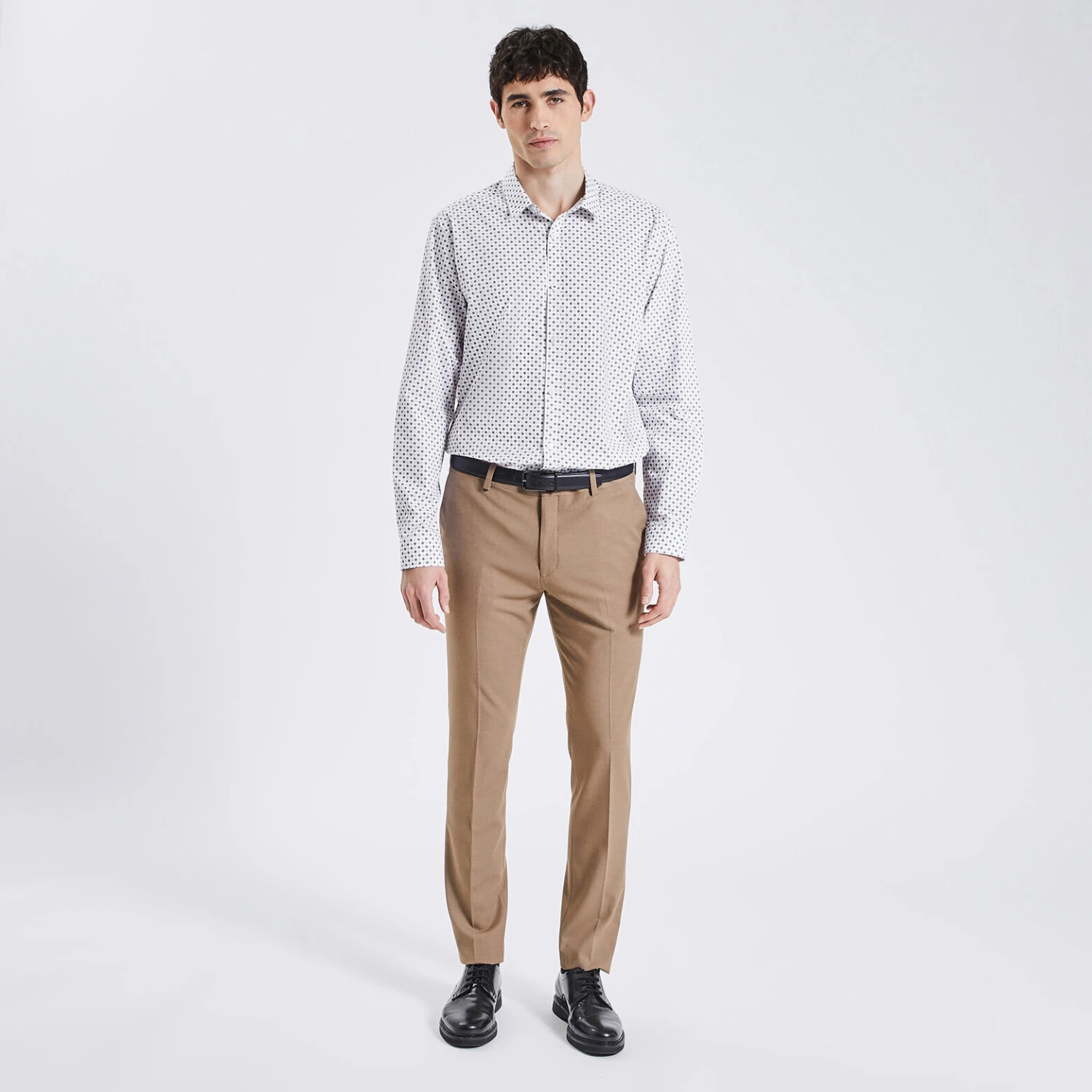 Chemise Regular Imprimé Géométrique Repassage Faci 2 Chemise Regular Imprimé Géométrique Repassage Faci – Image 2