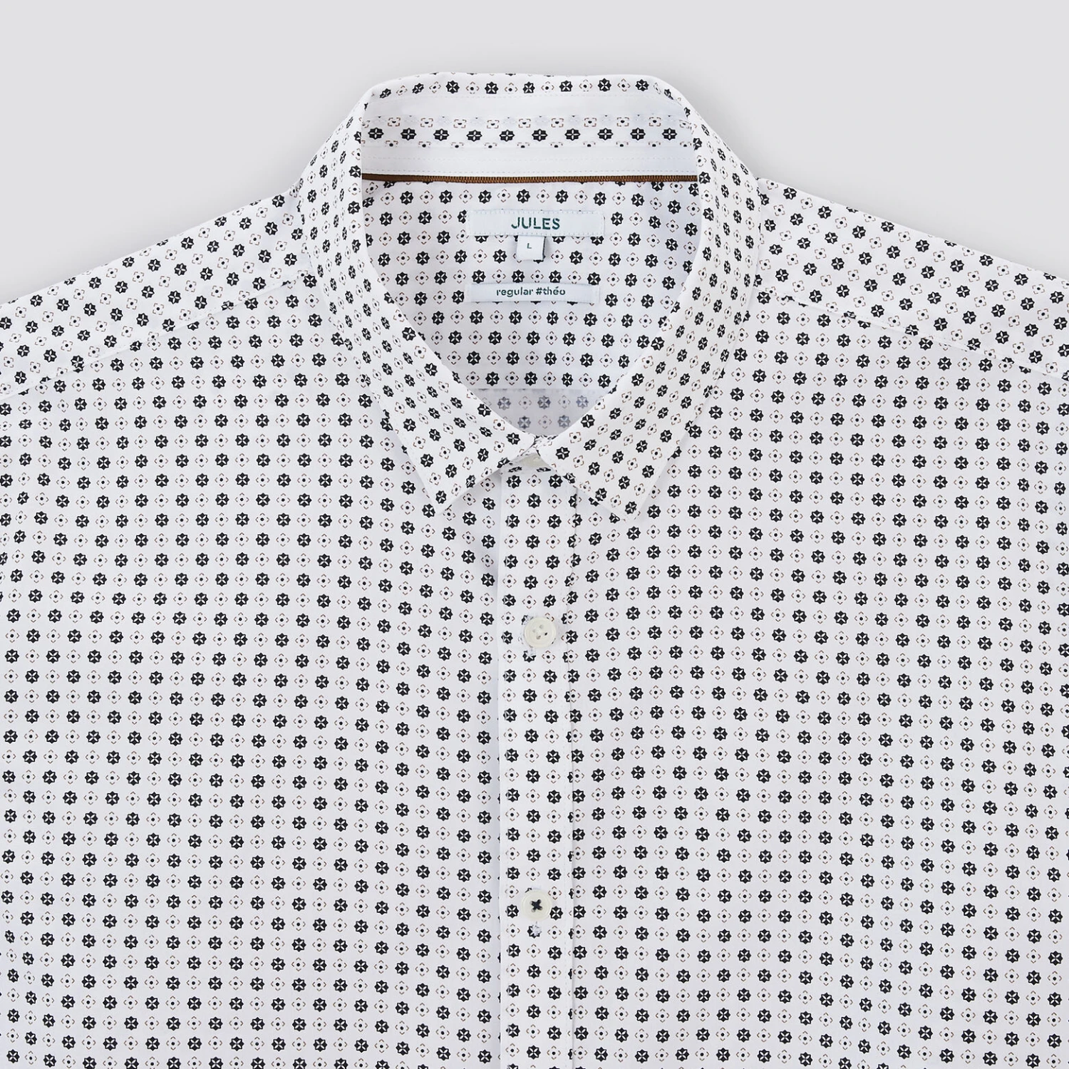 Chemise Regular Imprimé Géométrique Repassage Faci 8 Chemise Regular Imprimé Géométrique Repassage Faci – Image 8