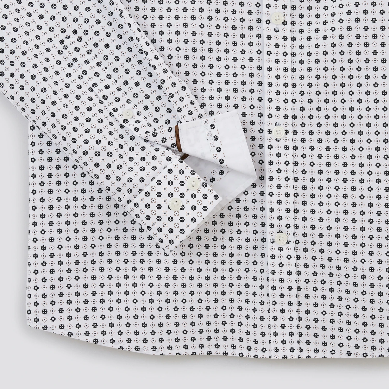 Chemise Regular Imprimé Géométrique Repassage Faci 9 Chemise Regular Imprimé Géométrique Repassage Faci – Image 9