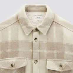 Surchemise à Carreaux Polyester Recyclé -Magasin De Vêtements De Mode 1002466 10006 V8